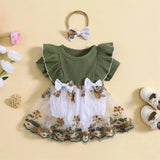 Lila Floral Kids Dress