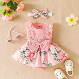 Lili Floral Kids Dress with Bow