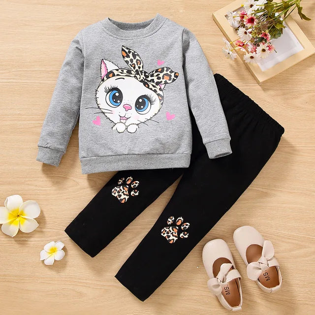 Little Kitty Pink Kids Winter Set