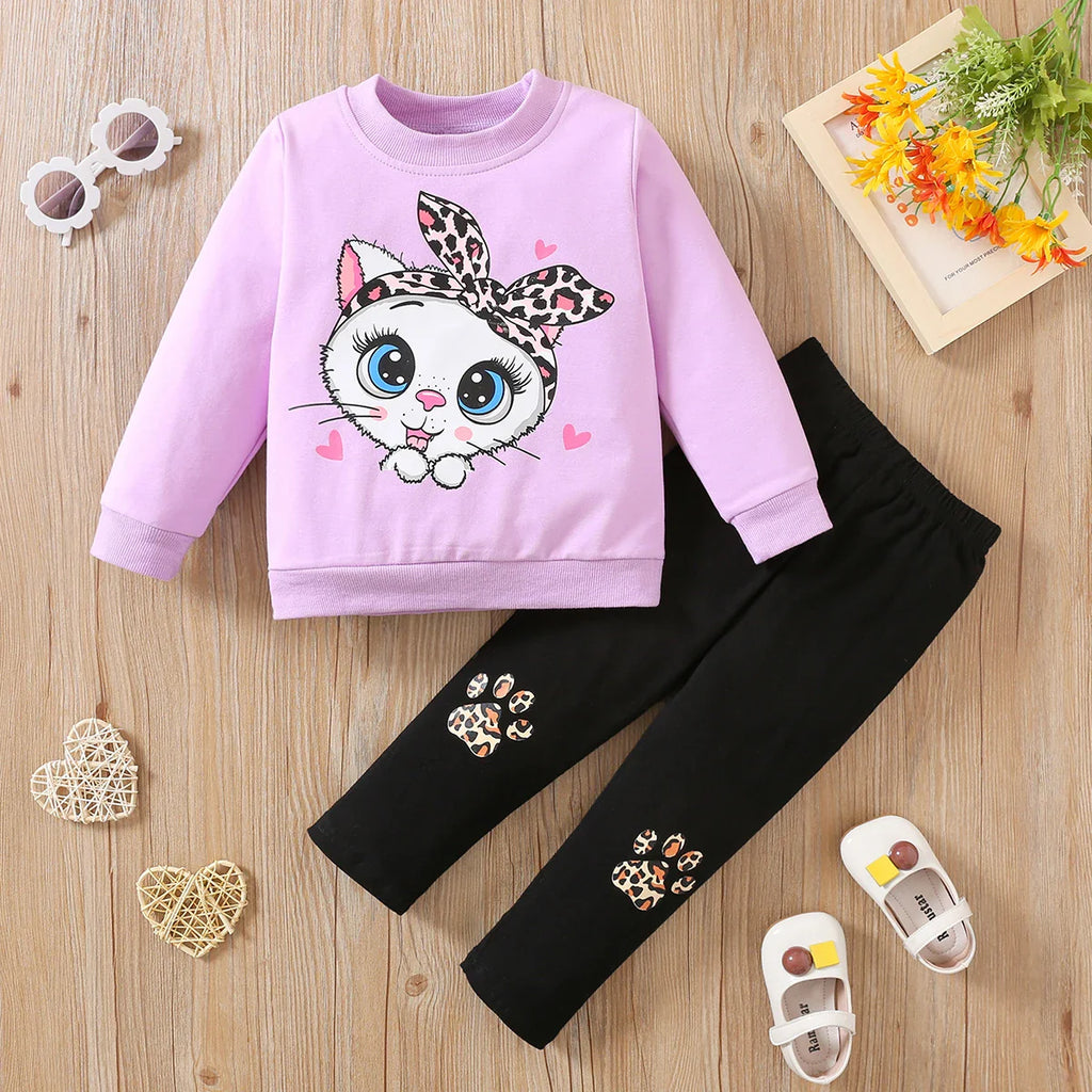 Kitten kids winter set