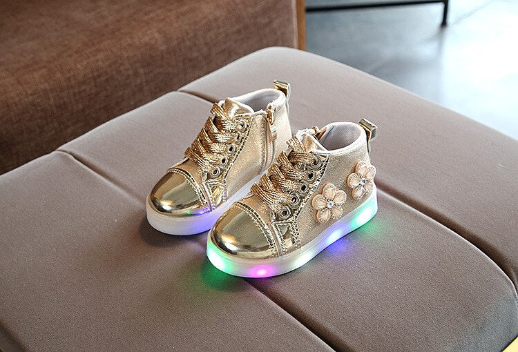 Tênis Florzinha Rosa (temps 20 à 27) 