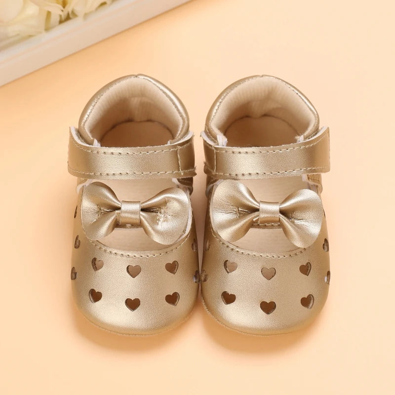 Gold Baby Shoes