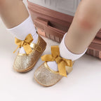 Gold Baby Shoes