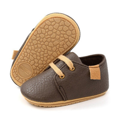 Leather Baby Shoes - Animal Print