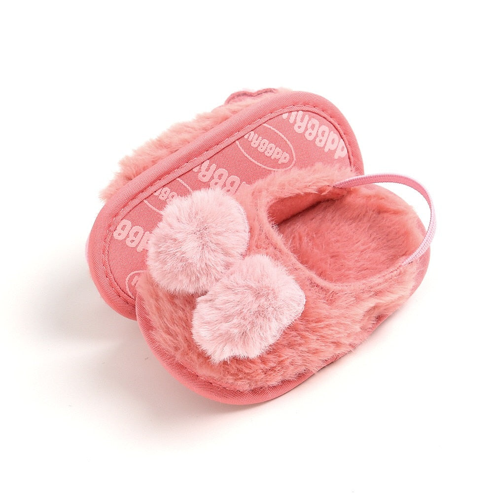 Plush Animal Baby Shoes