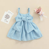 Little Bow Sleeveless Dress