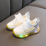 Yellow Light-Up Sneakers