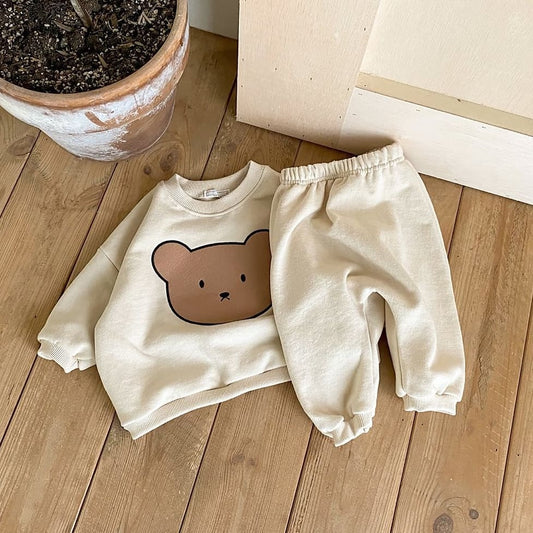 Teddy Bear Sweatshirt Set