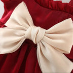 Baby Dress Christmas New Summer Strap Big Butterfly Mesh Dress Suitable for 0-3 Year Old Babies