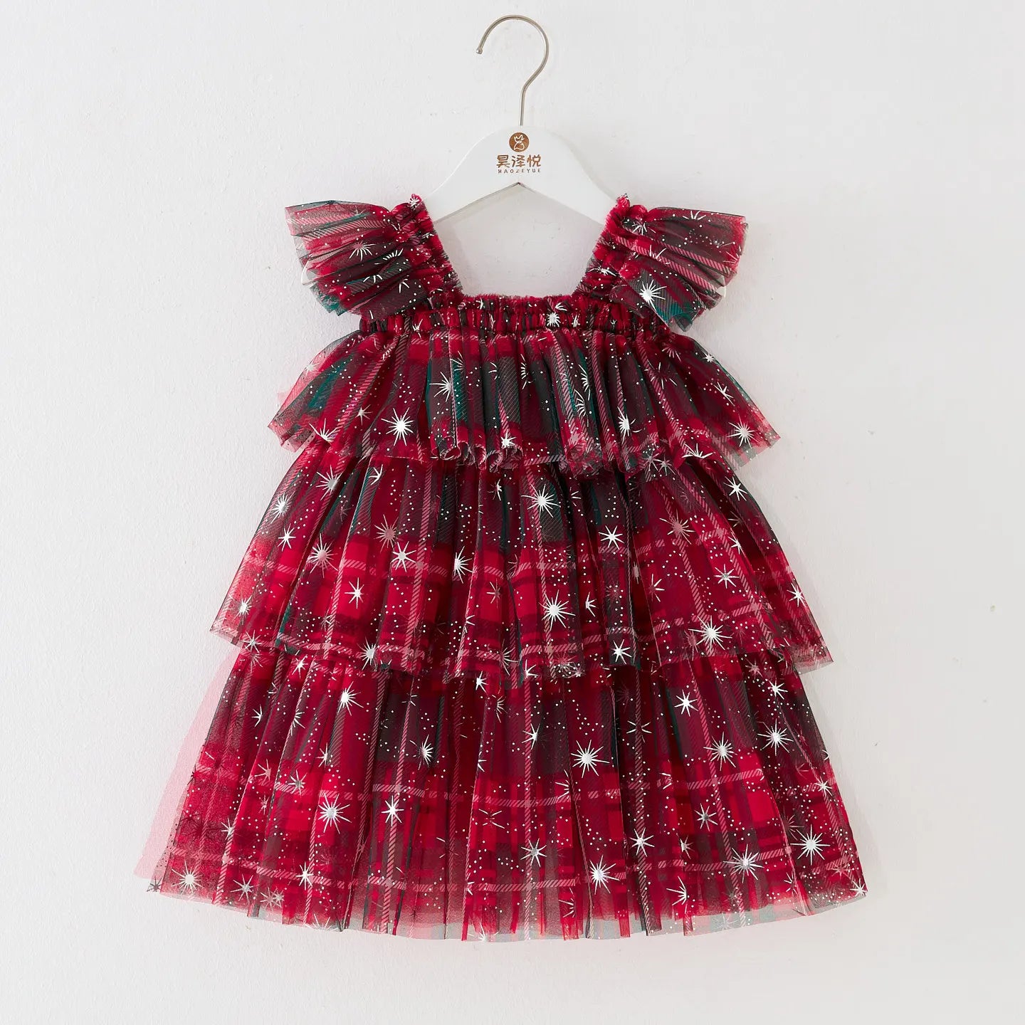 Robe Tutu de noël pour bébé fille, jupe gâteau à manches volantes, vêtements pour tout-petits de 1 à 6 ans, robe de princesse décontractée, carnaval, bal d'halloween
