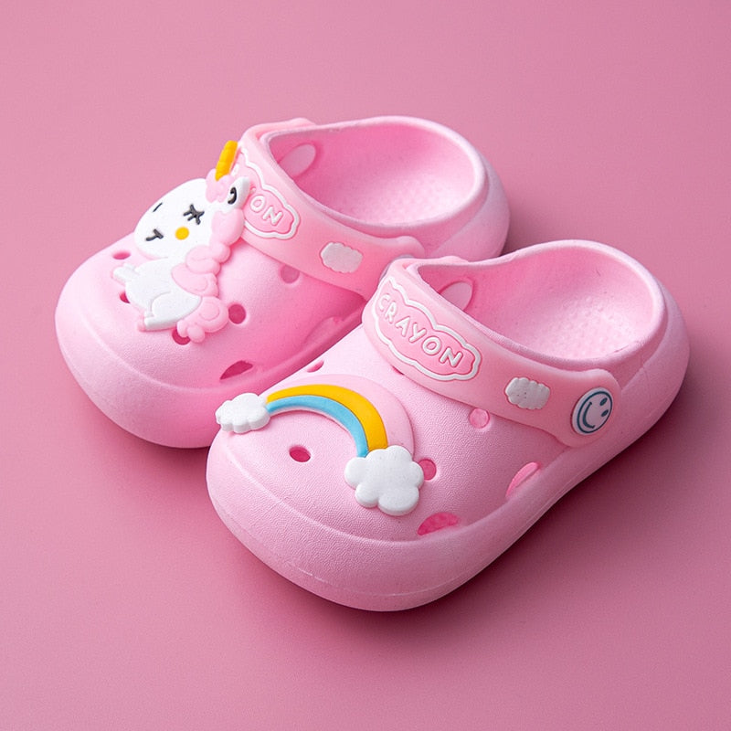 Sandália Infantil Unicornio- Rosa