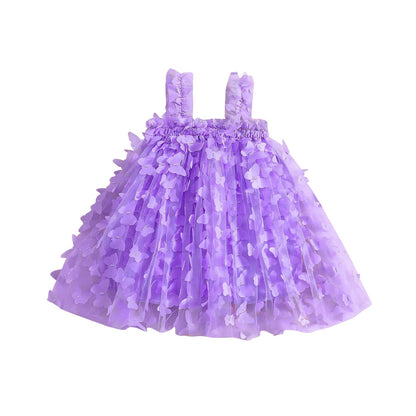 Little Butterflies Tulle Kids Dress