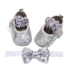 Ballerina Baby Shoes – Silver