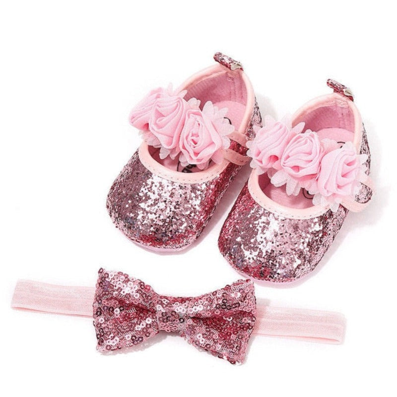 Ballerina Baby Shoes – Silver