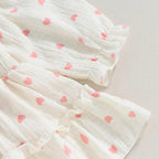 Vestidinho Corações Princesinha Branco - Minu Kids