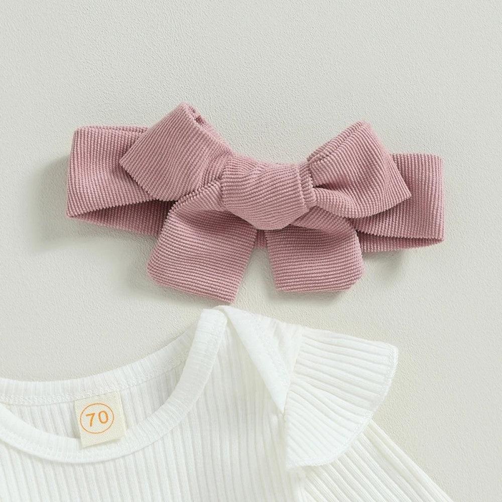 Conjuntinho Animals Body e Saia Rosa - Minu Kids