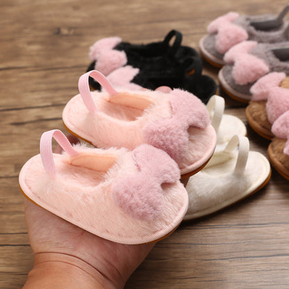 Plush Animal Baby Shoes