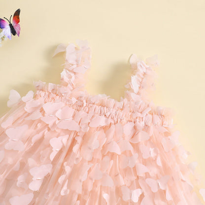 Little Butterflies Tulle Kids Dress