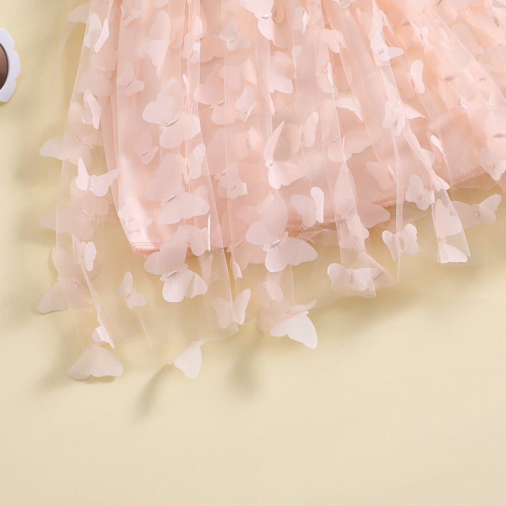 Little Butterflies Tulle Kids Dress