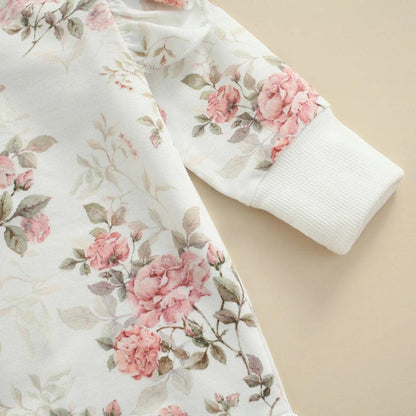 Conjunto Nina Floral Body e Calça Rosa - Minu Kids