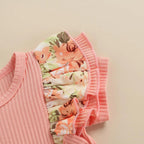 Vestidinho Lina com Laço Rosa - Minu Kids