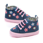 Baby Denim Floral Sneakers