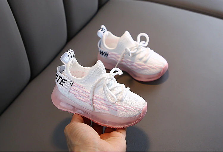 Yellow Light-Up Sneakers