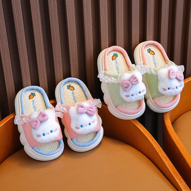 Chinelo Antiderrapante Coelhinho - Rosa