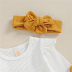 Conjuntinho Lili Body e Vestido Amarelo - Minu Kids