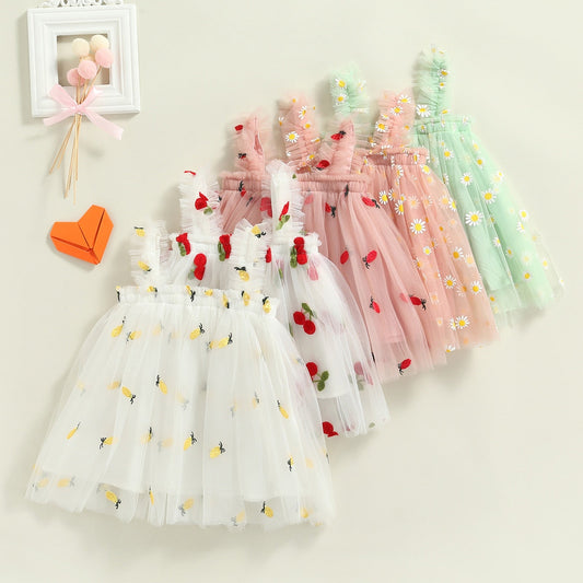 Robe Infantil Tule Estampas