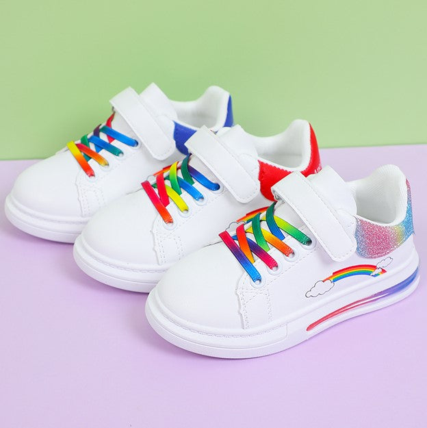Rainbow Sneakers – Pink